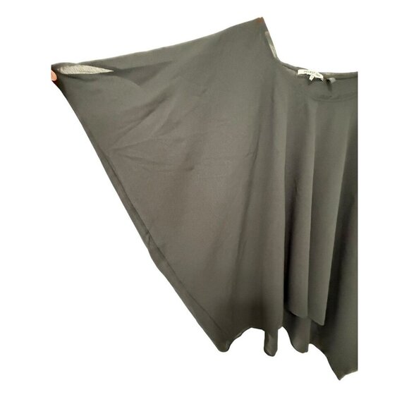 Helmut Lang Black Short Sleeve Blouse Top Boxy Drapey Modern Polyester Size S - Picture 3 of 7